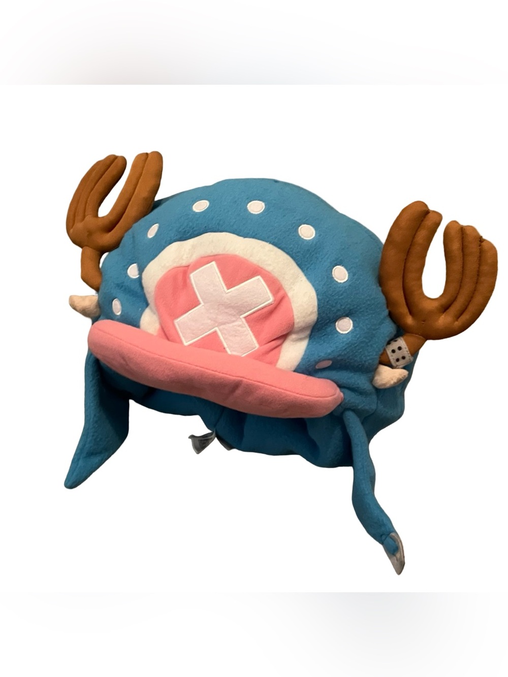 One Piece Anime Tony Tony Chopper Cosplay Plush Hat Cap Hot Topic Blue Pink